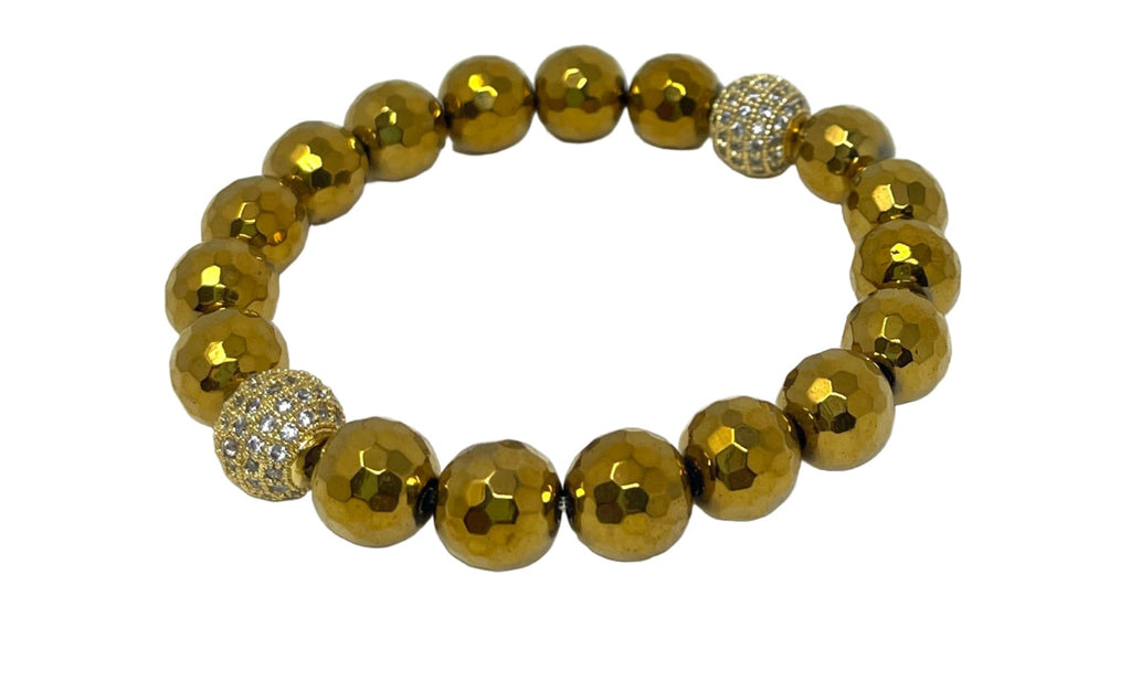 Gold Hematite Flights Bracelet